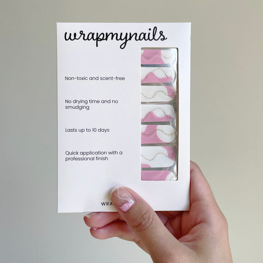 Pink Botanical Swirls