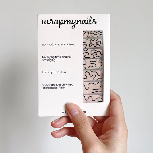 Black Swirls on Nude