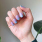 Shimmery Purple-Blue Ombré