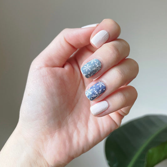 Shimmery Snowflakes